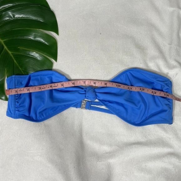 NWD Solid‎ & Striped Whitney Bandeau Bikini Top L - Picture 6 of 11